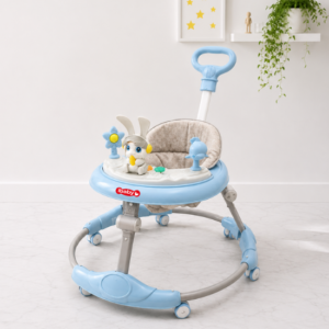 كراجة أطفال iBaby موديل W1 مع عضاضة وألعاب تفاعلية