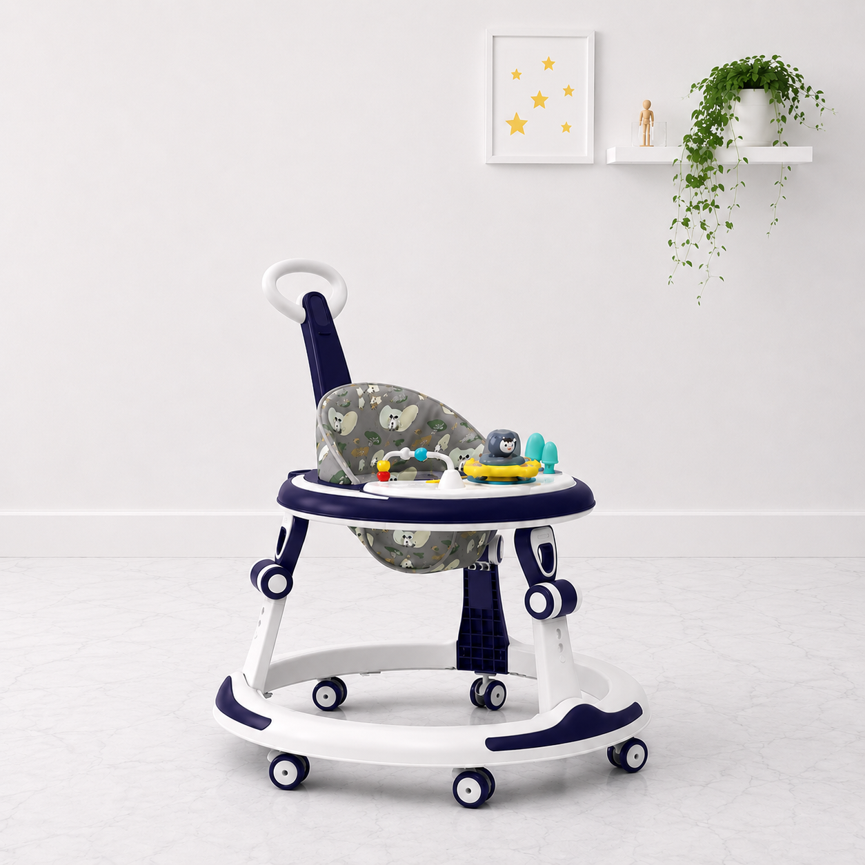 كراجة أطفال iBaby موديل W4 بتصميم الفضاء العصري - الصورة 3