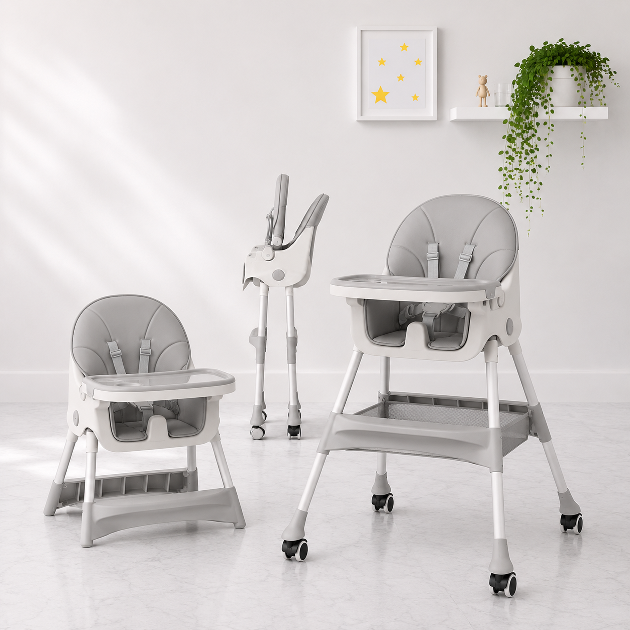 كرسي طعام iBaby - ch613 ارتفاعات - الصورة 2