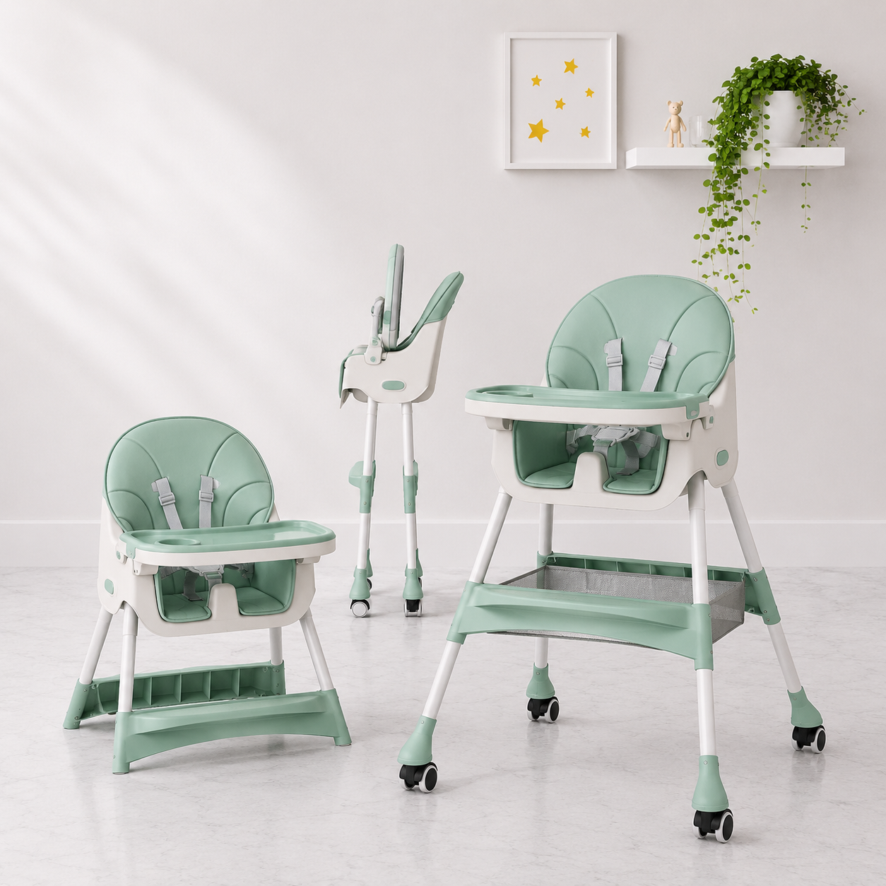 كرسي طعام iBaby - ch613 ارتفاعات - الصورة 3