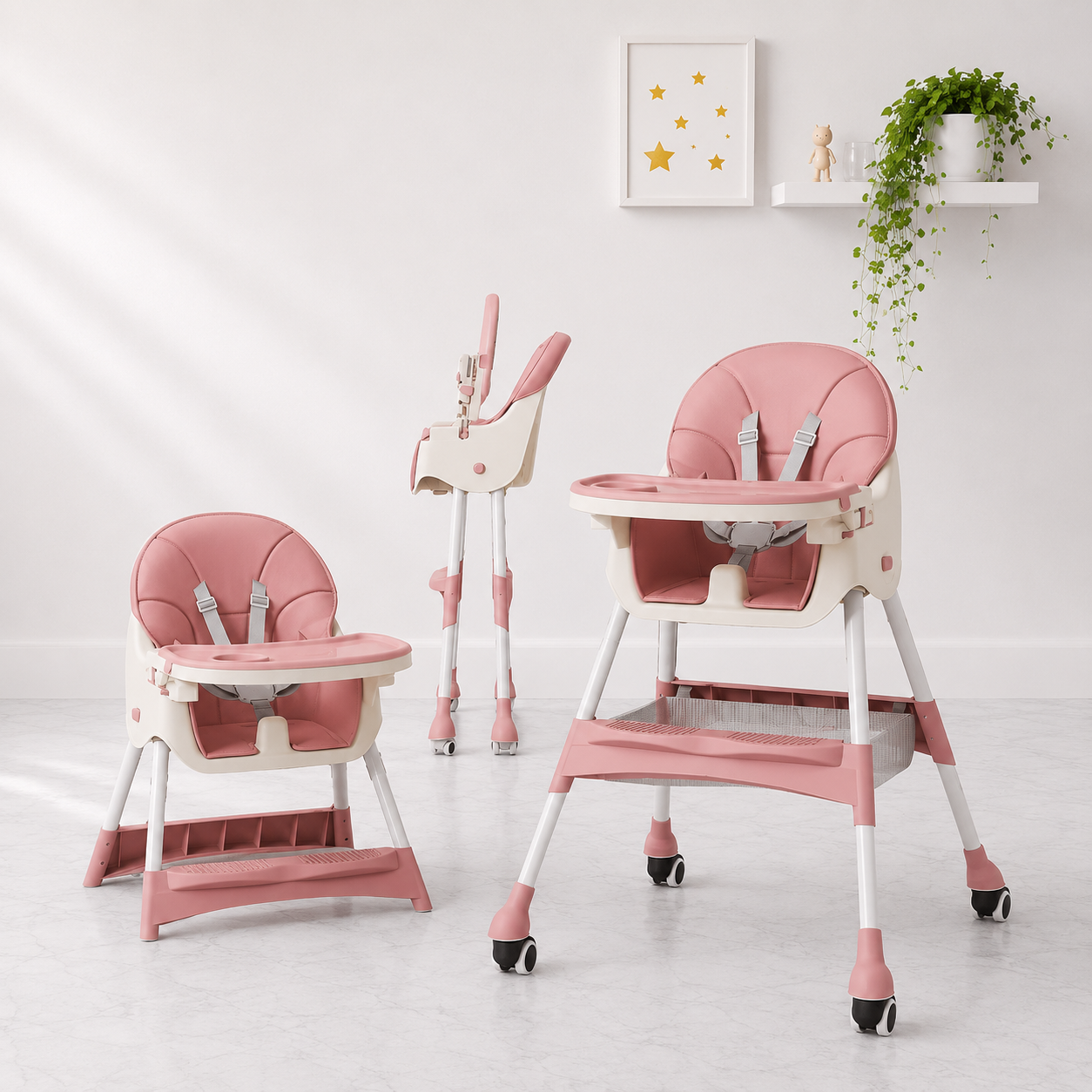 كرسي طعام iBaby - ch613 ارتفاعات - الصورة 4