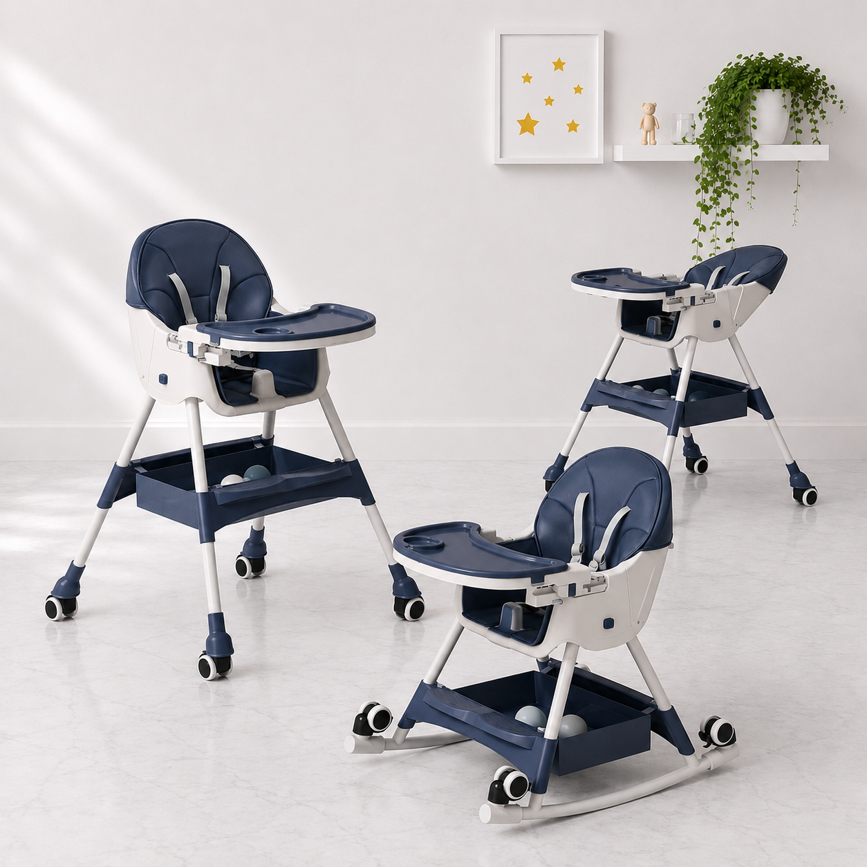كرسي طعام iBaby ch-3479 مع هزاز - الصورة 3