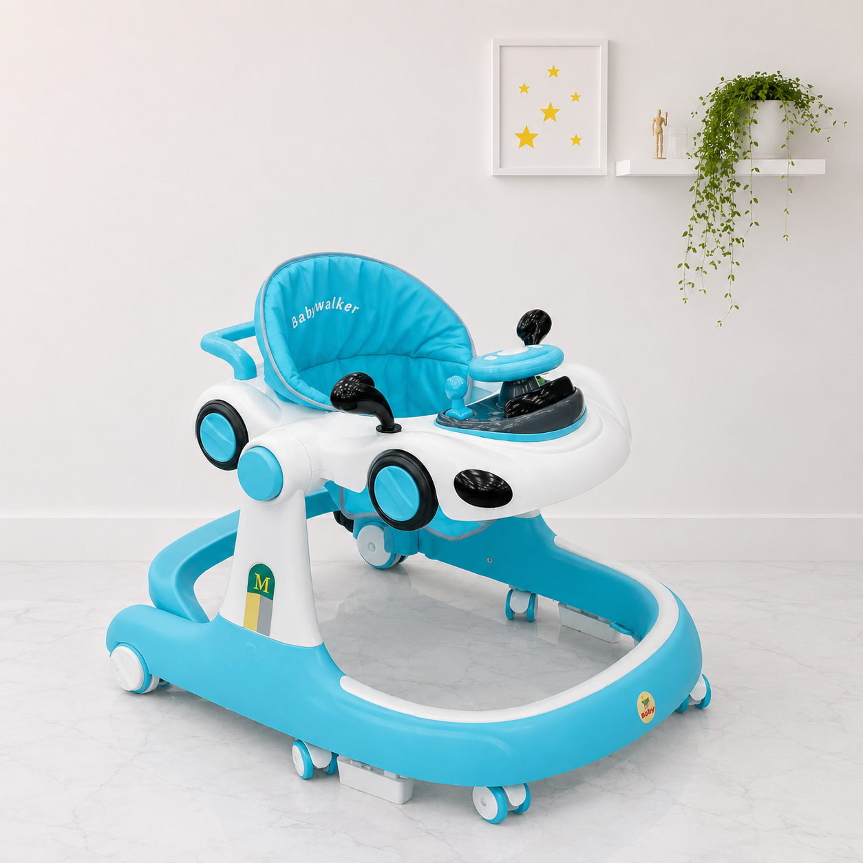 كراجة أطفال iBaby موديل W6 تصميم سيارة ووكر تعليم مشي - الصورة 2