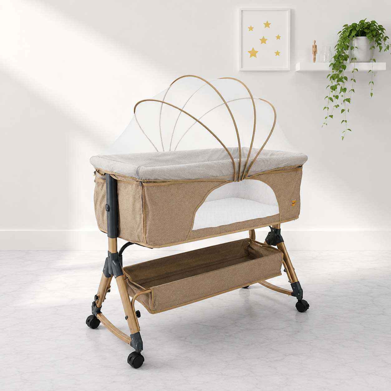 تخت الأطفال المبتكر iBaby Z1 – راحة، أمان، وأناقة لمراحل النمو الأولى - الصورة 6